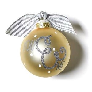 You & Me Glass Ornament by Coton Colors